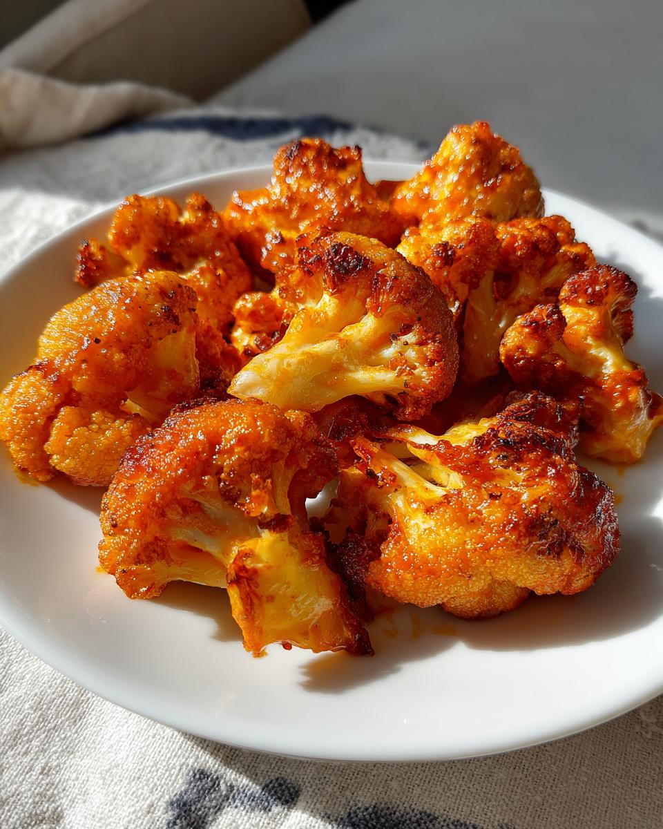 Air Fryer Buffalo Cauliflower - detail 1