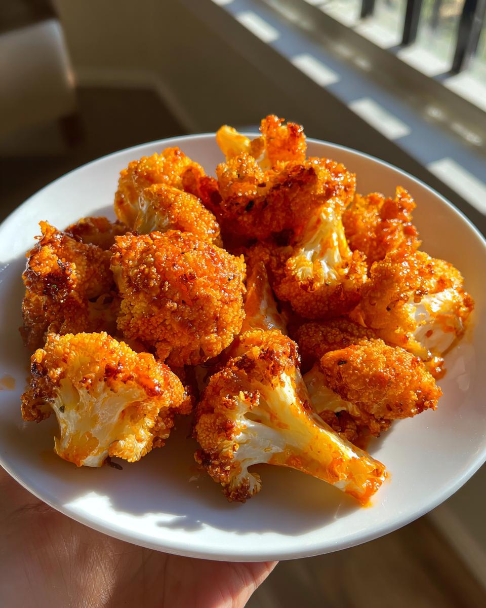 Air Fryer Buffalo Cauliflower - detail 2