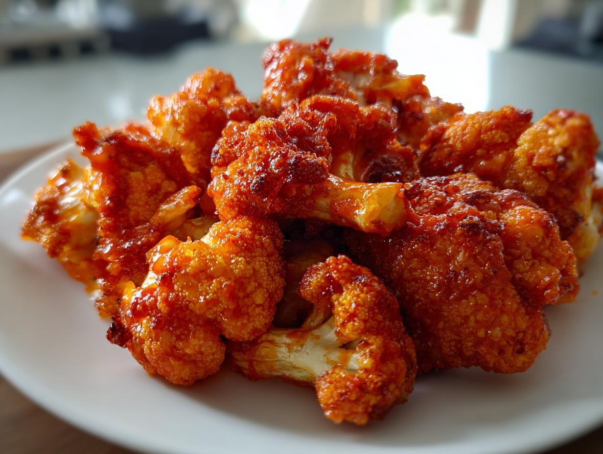 Air Fryer Buffalo Cauliflower Recipe
