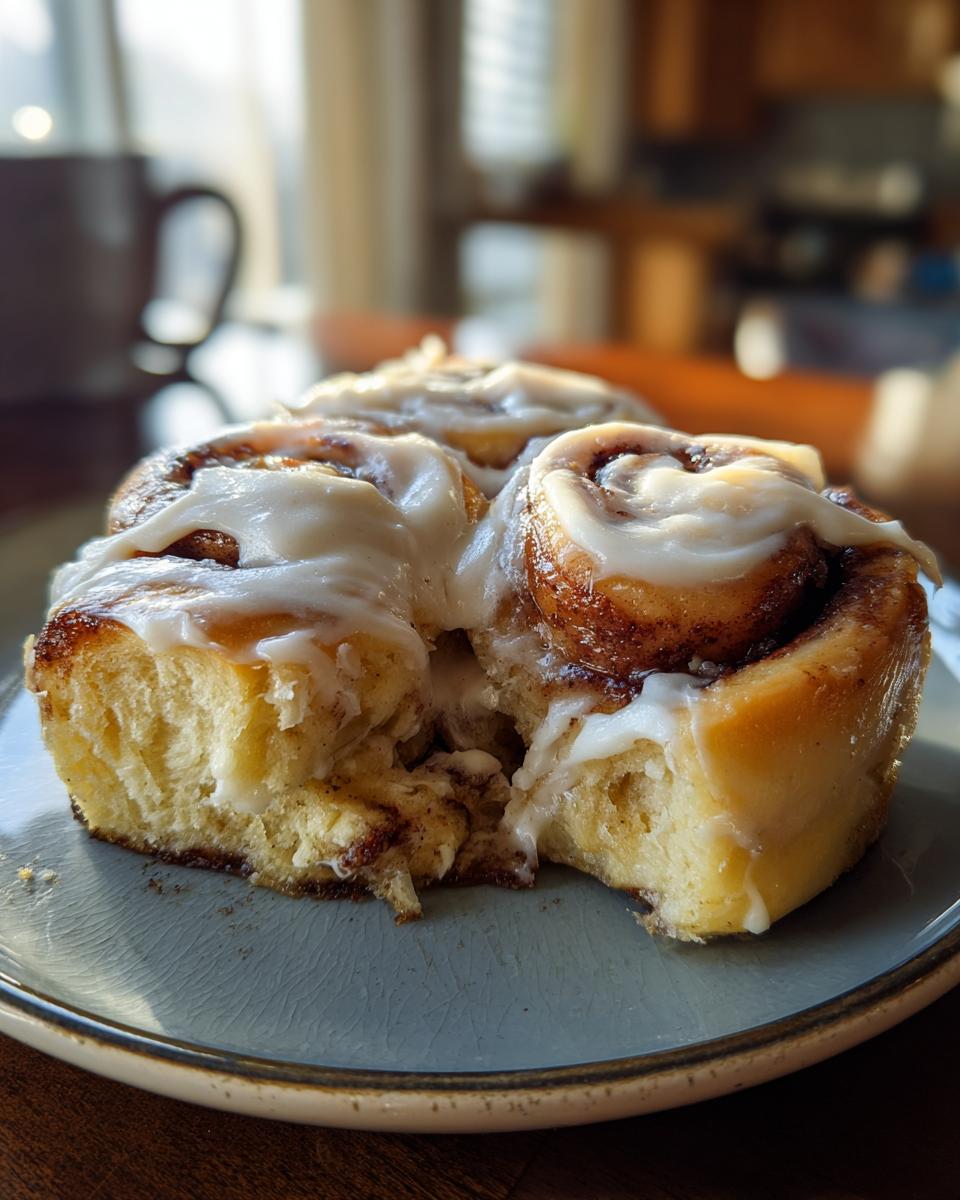 Banana Bread Cinnamon Rolls with Cream Cheese Frosting - detail 1