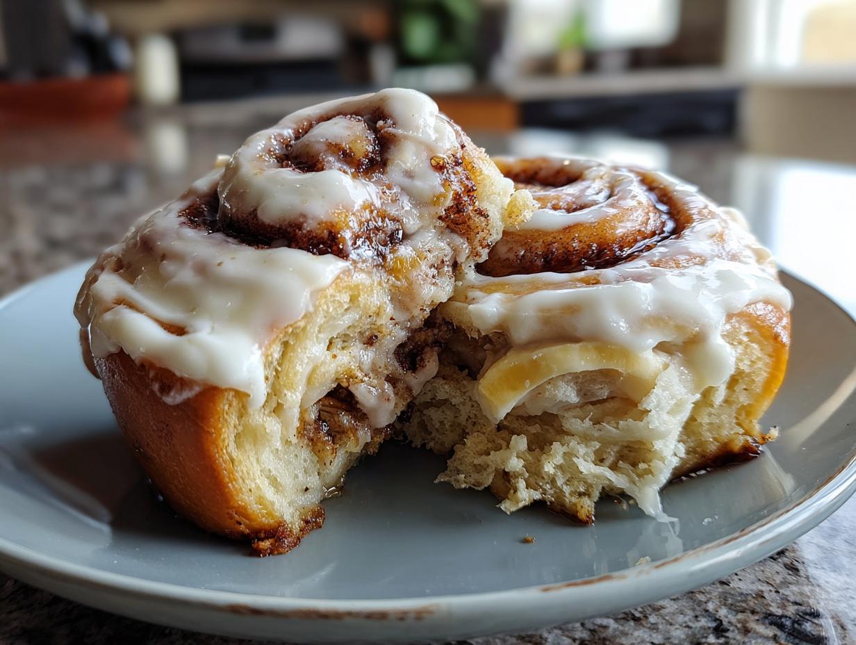 Heavenly Banana Bread Cinnamon Rolls, 1 Bowl Recipe