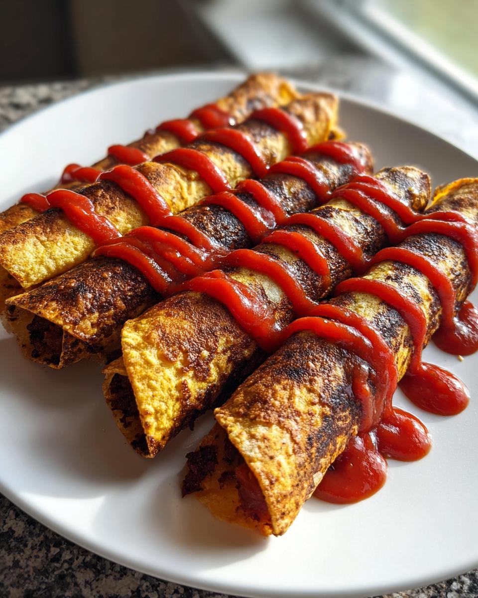 Black Bean Taquitos with Salsa Roja - detail 3