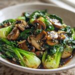 Bok Choy and Mushroom Stir Fry