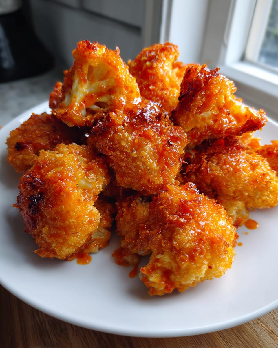 Cauliflower Buffalo Bites {with video} - detail 3