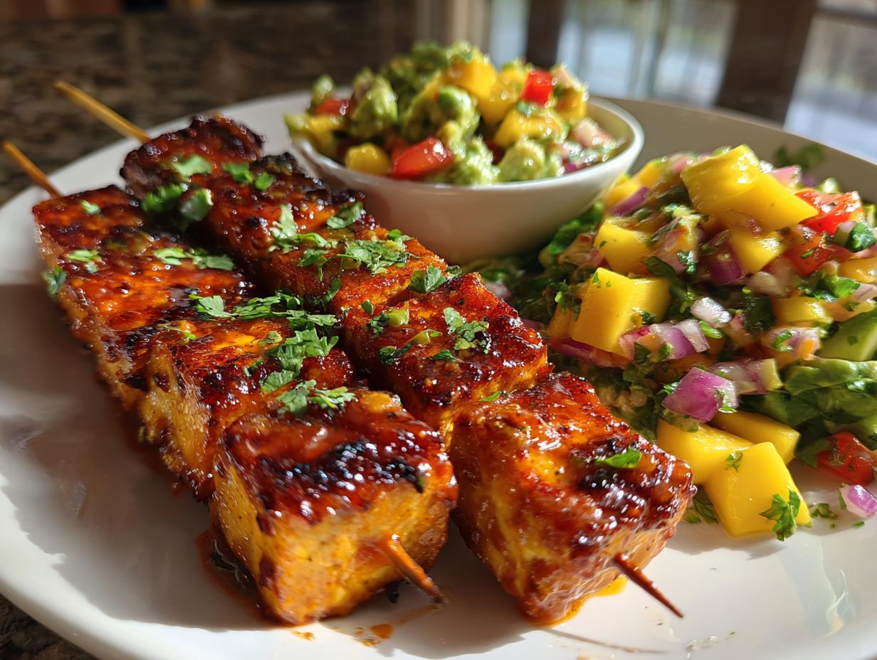 Chipotle Agrodolce Tofu Skewers: 30-Minute Recipe