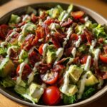 Creamy Avocado Vegetarian Blt Salad