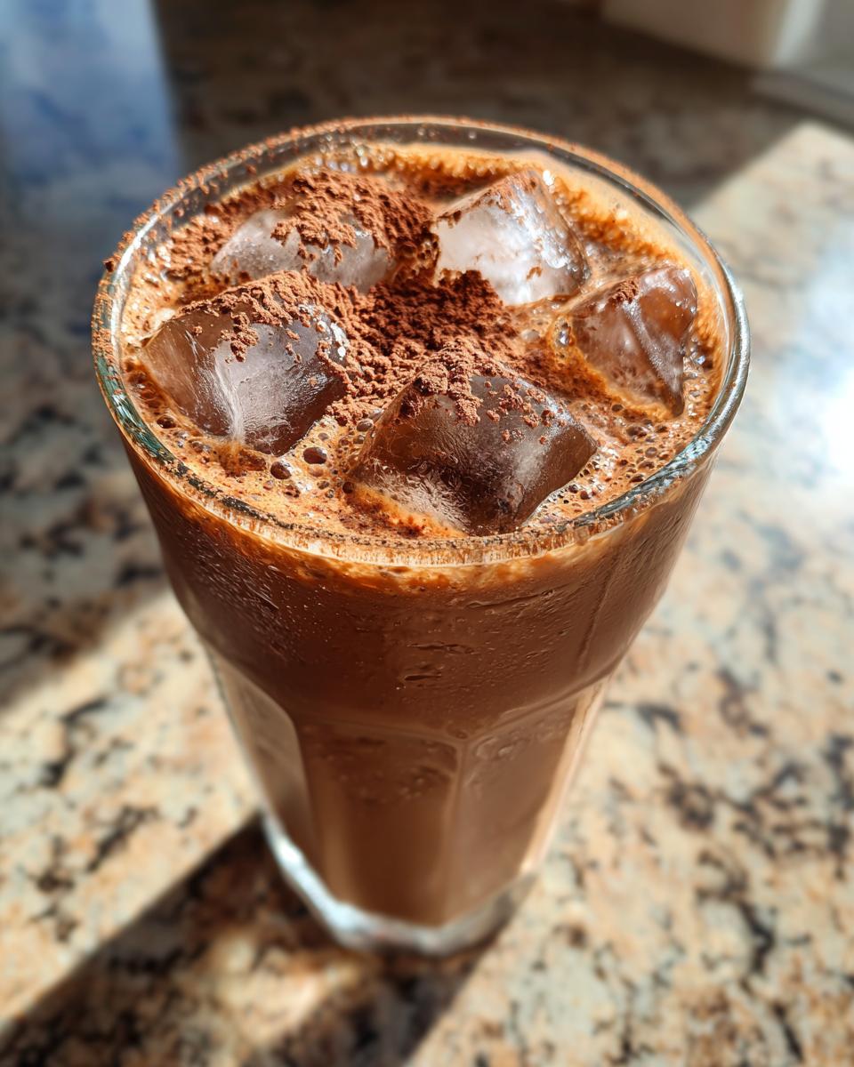 Easy Chocolate Iced Coffee Protein Shake - detail 2