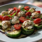 Easy Cucumber Caprese Salad
