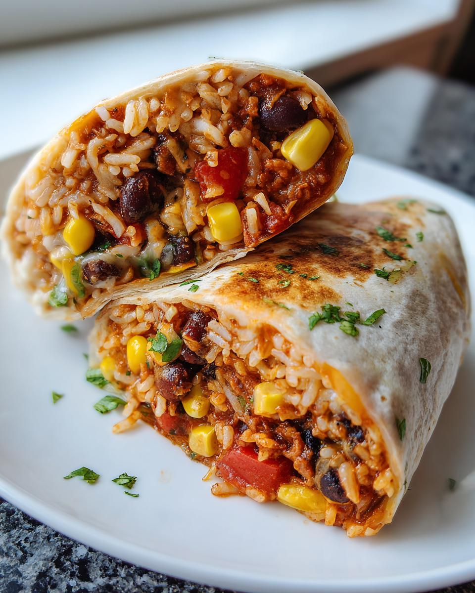 Easy To Make Veggie Burritos - detail 1