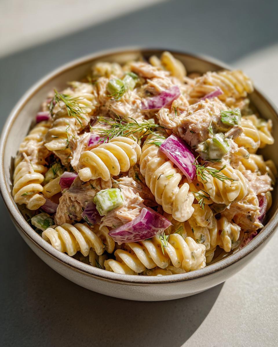 Fast Dill Pickle Tuna Pasta Salad - detail 1