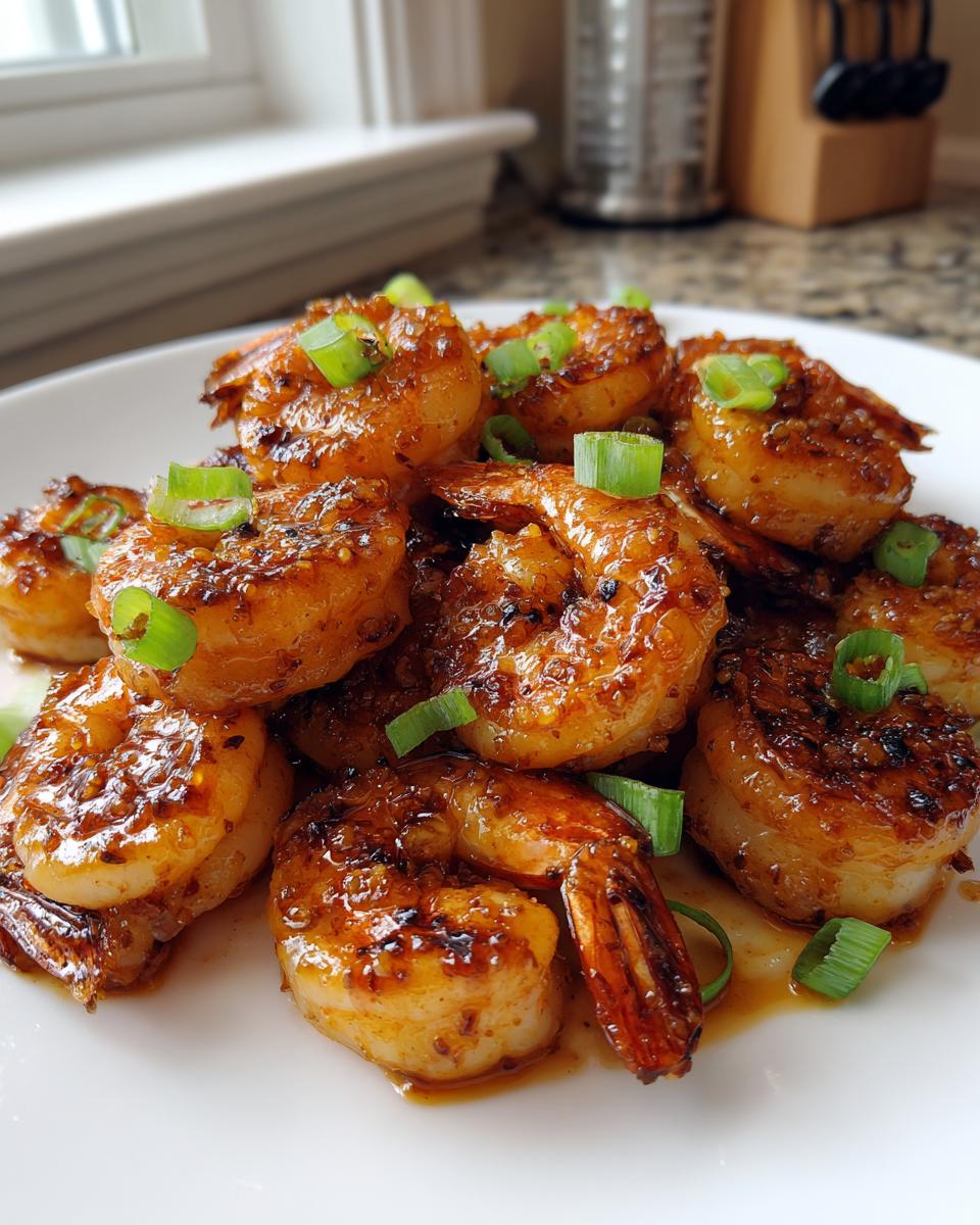 High-Protein Honey Garlic Shrimp - detail 2