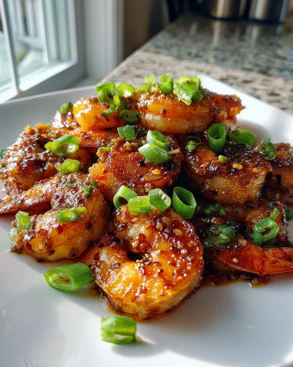 High-Protein Honey Garlic Shrimp - detail 3