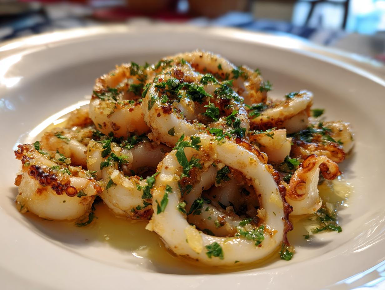 Irresistible 10-Minute Keto Garlic Squid Recipe