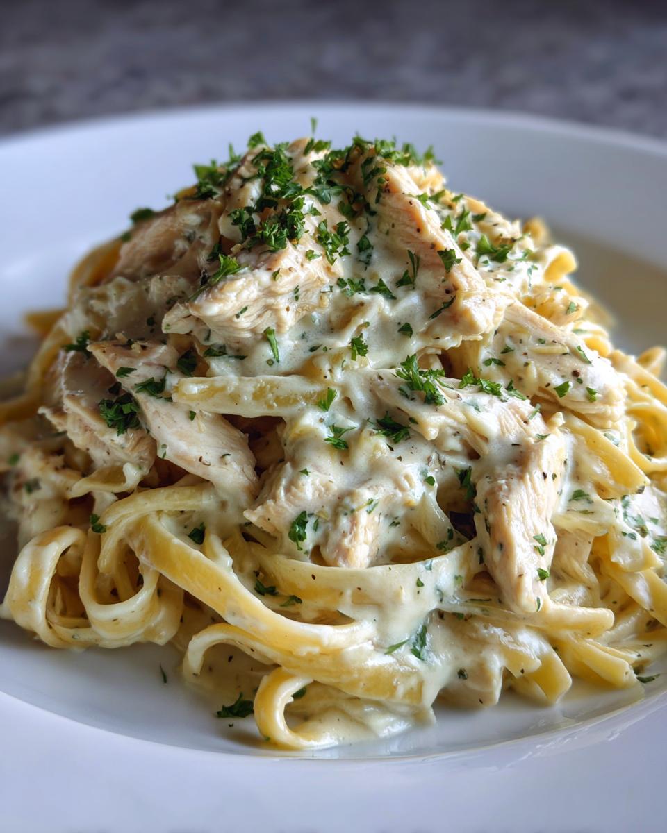 Low Calorie Chicken Alfredo - detail 3