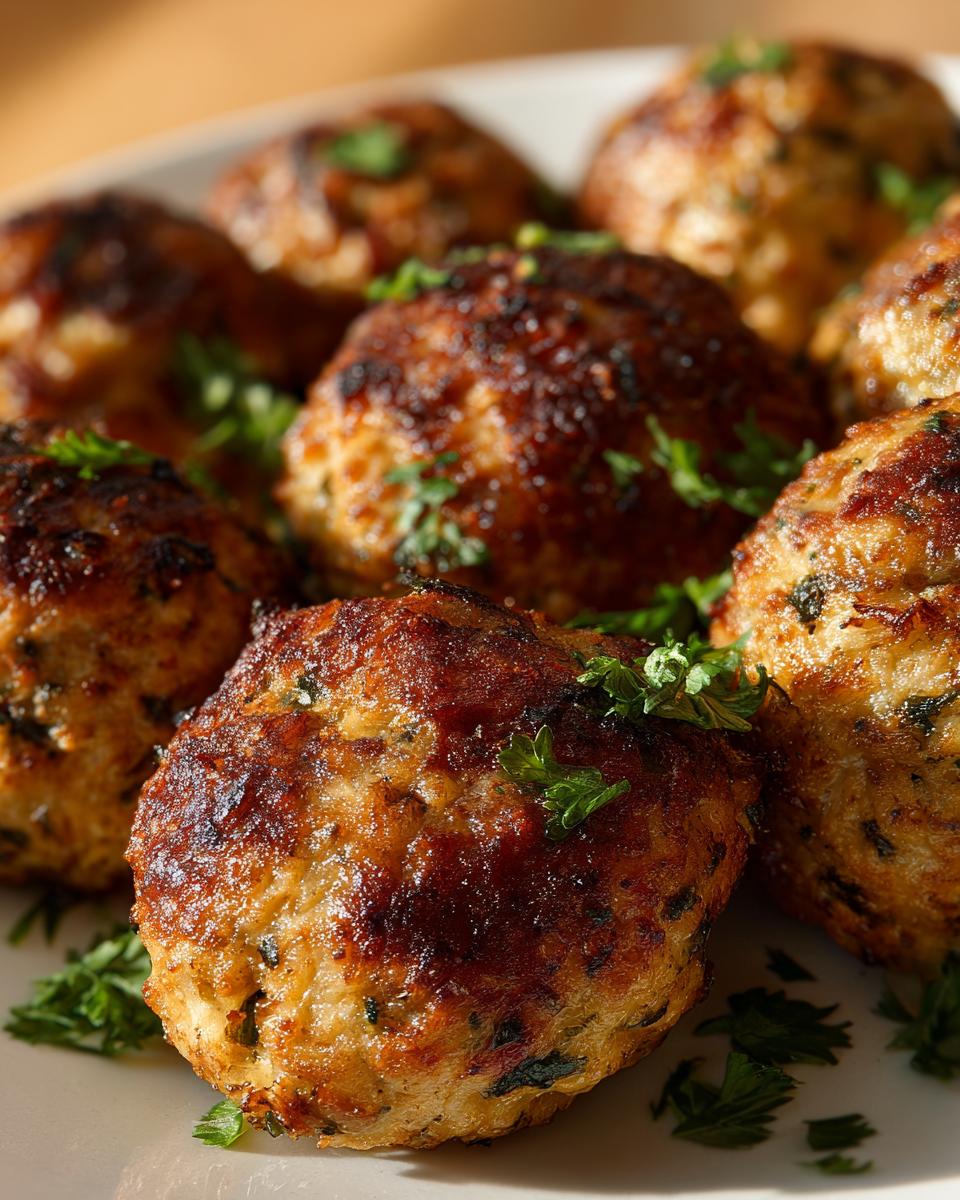 Mediterranean Chicken Meatballs - detail 1
