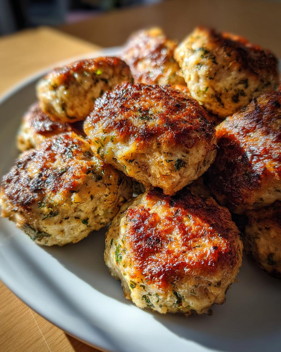 Mediterranean Chicken Meatballs - detail 2