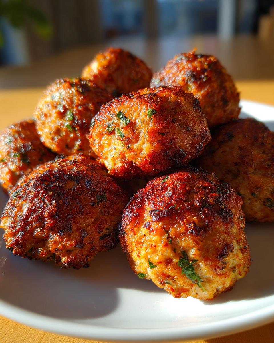 Mediterranean Chicken Meatballs - detail 3