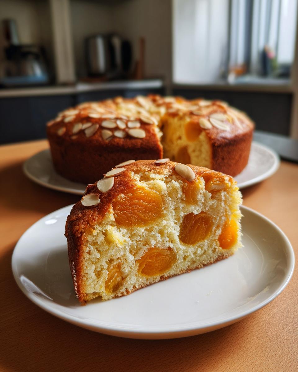 Melt-In-Your-Mouth Dried Apricot Almond Cake - detail 2