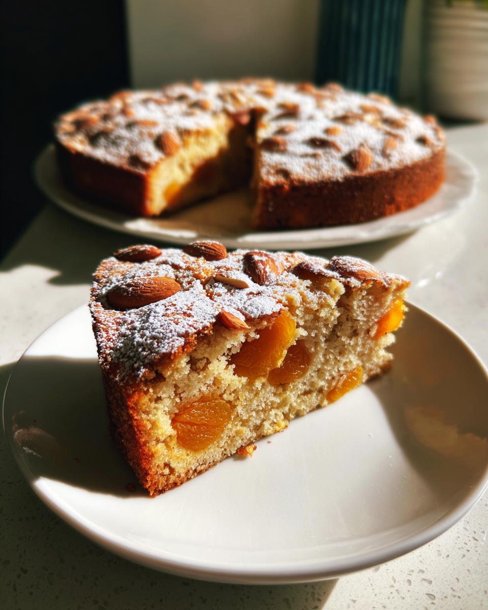 Melt-In-Your-Mouth Dried Apricot Almond Cake - detail 3