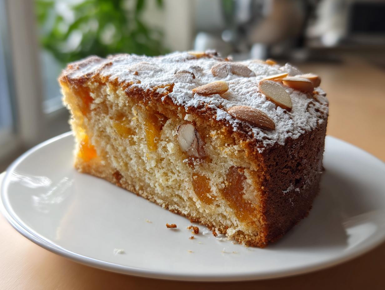 Bake a Divine Melt-In-Your-Mouth Dried Apricot Almond Cake