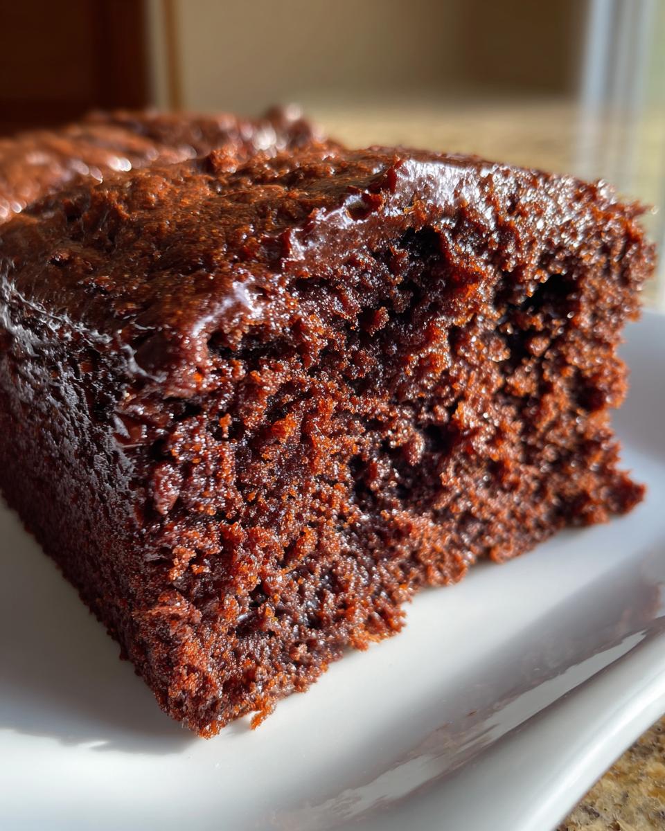 Moist Chocolate Zucchini Snack Cake - detail 1