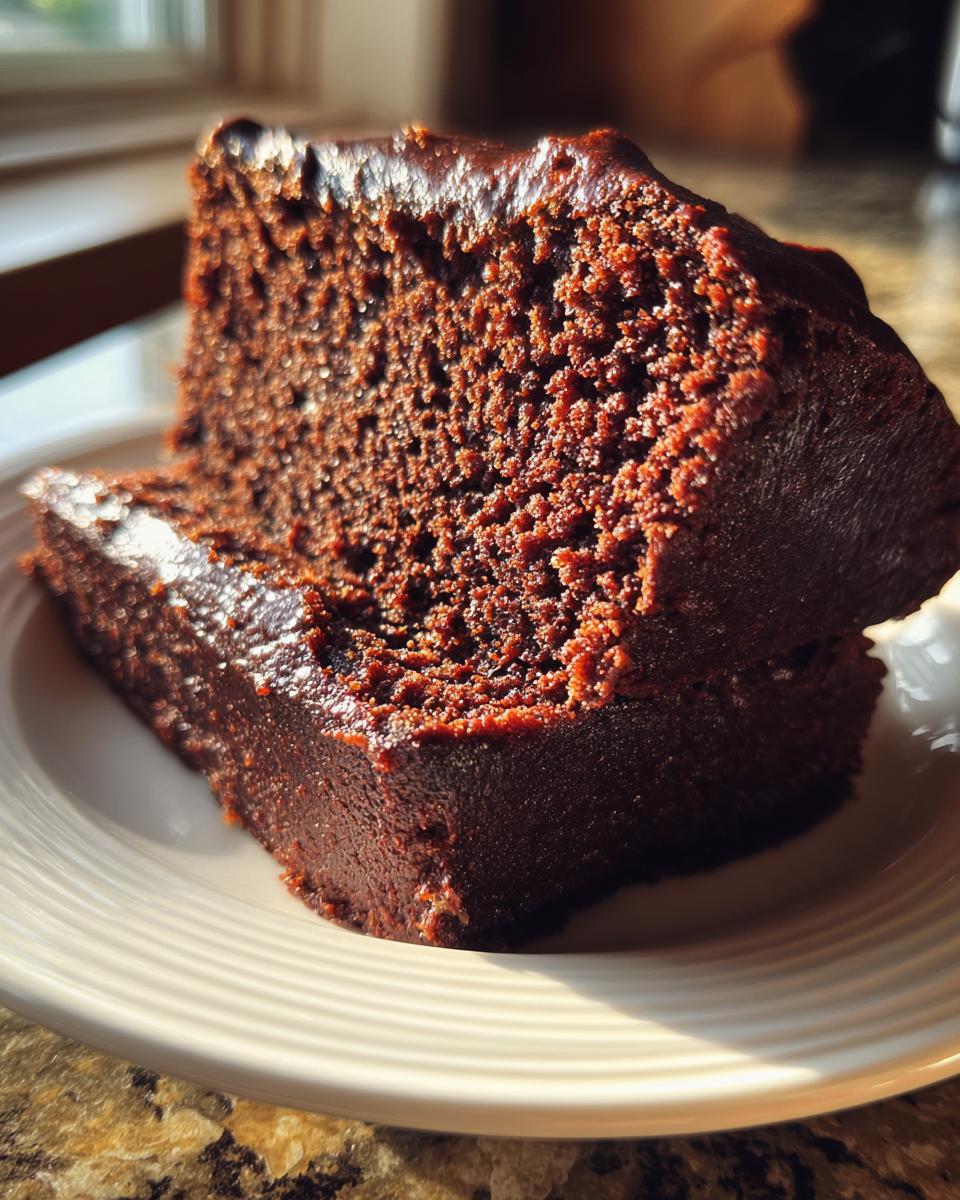 Moist Chocolate Zucchini Snack Cake - detail 2