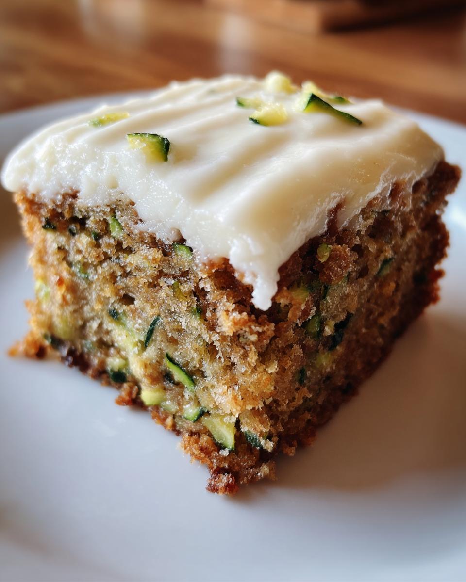 Moist Zucchini Bars With Cream Cheese Frosting - detail 1