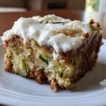 Moist Zucchini Bars With Cream Cheese Frosting