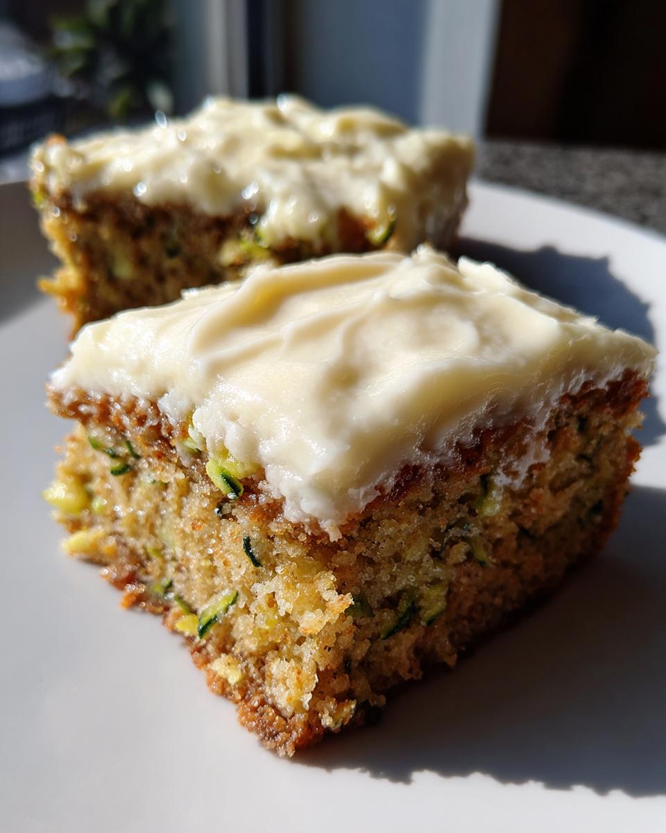 Moist Zucchini Bars With Cream Cheese Frosting - detail 2