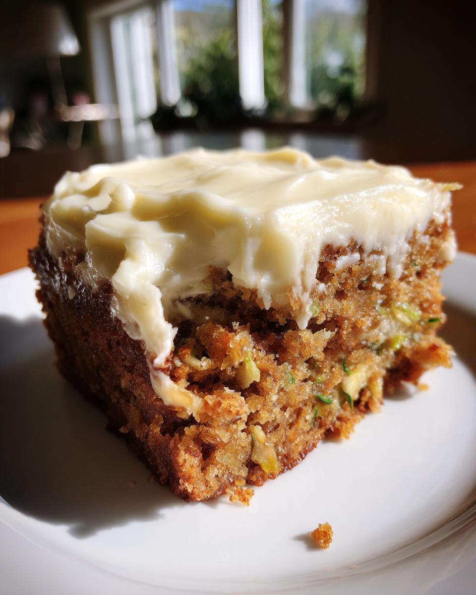 Moist Zucchini Bars With Cream Cheese Frosting - detail 3