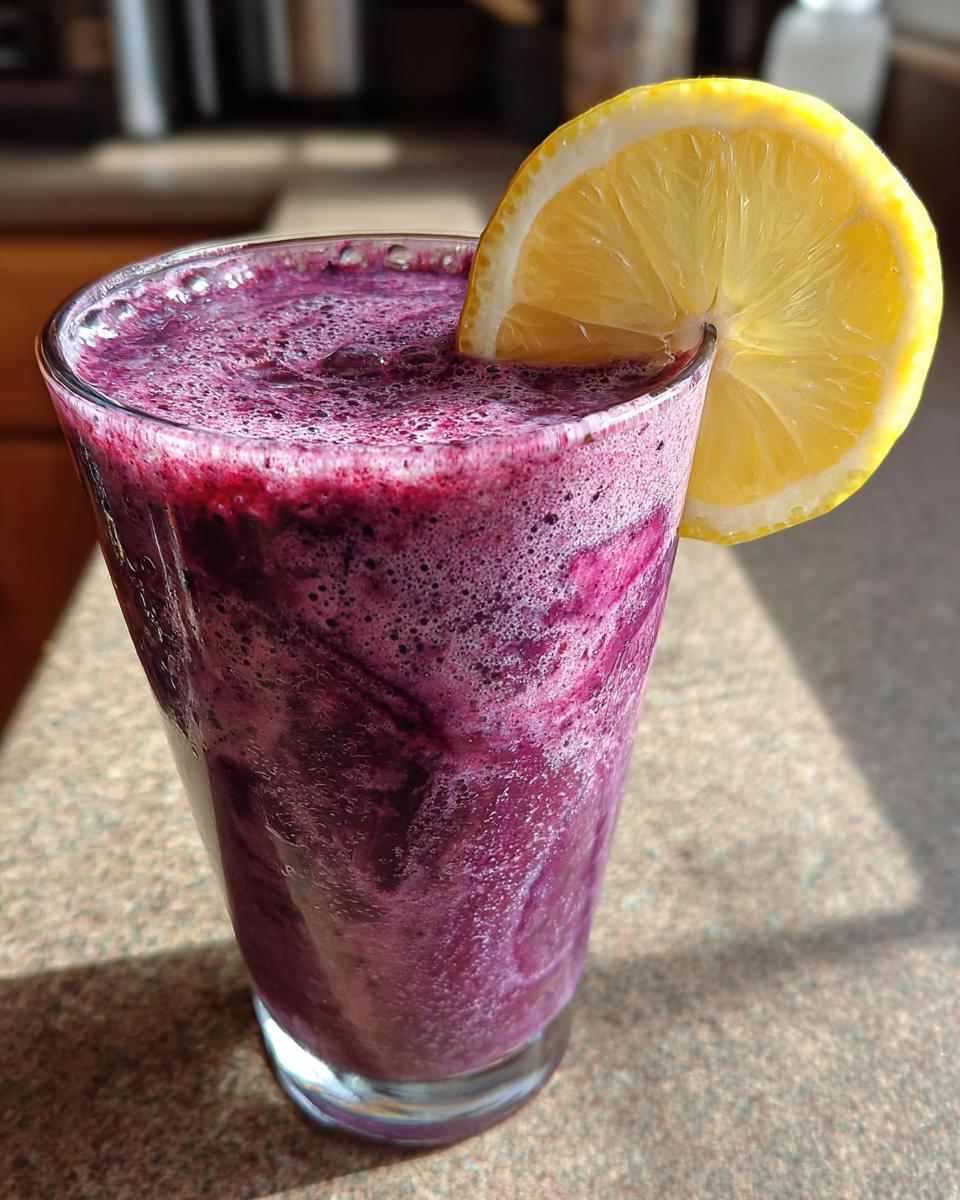 Refreshing Anti-Inflammatory Lemon-Blueberry Smoothie Recipe - detail 3