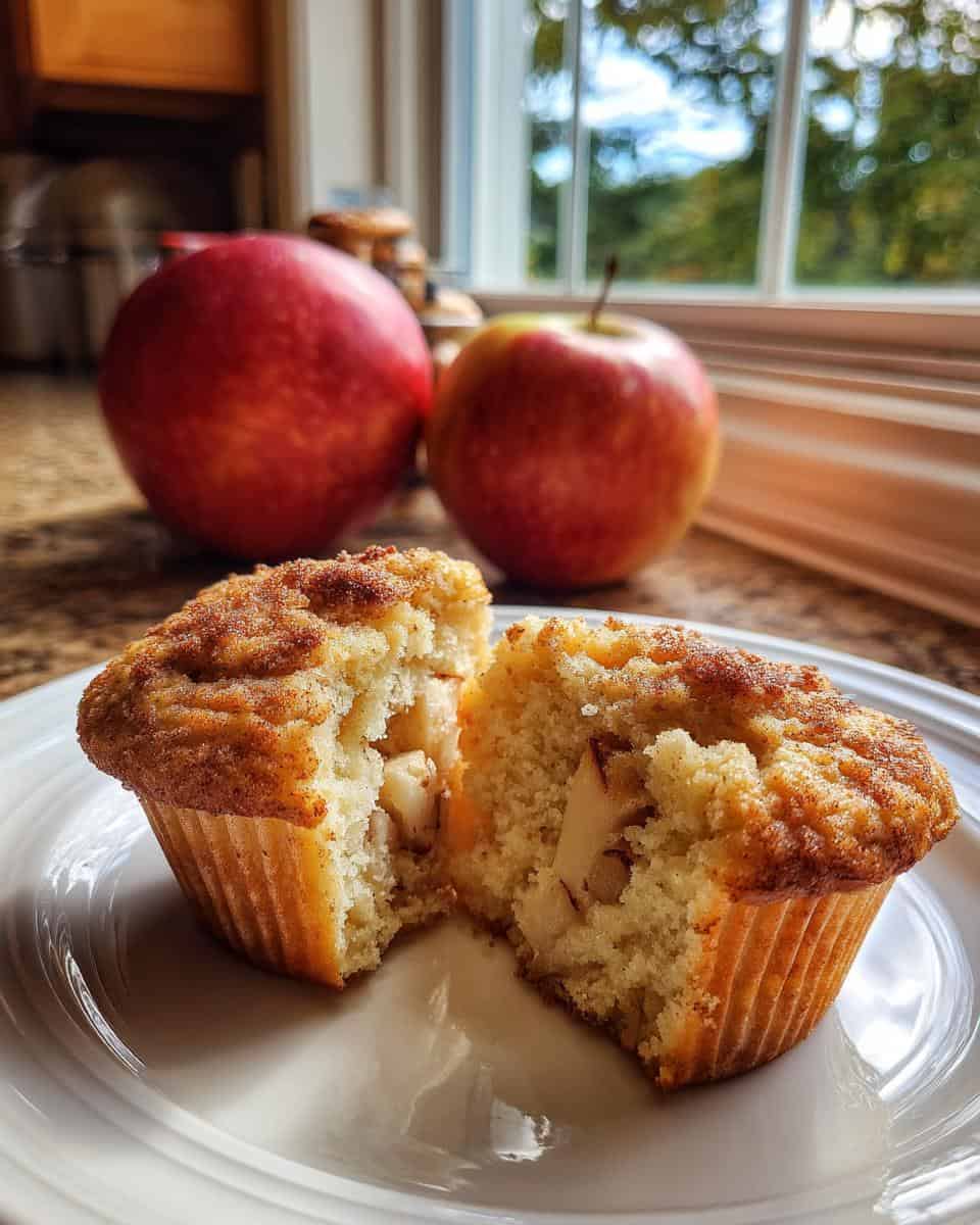 Apple Cinnamon Greek Yogurt Muffins - detail 2
