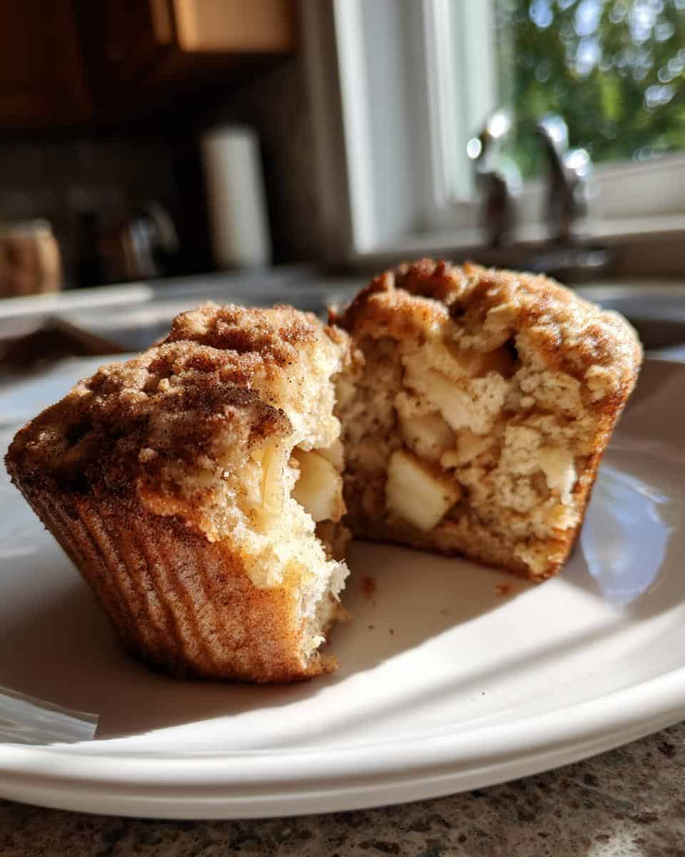 Apple Cinnamon Greek Yogurt Muffins - detail 3