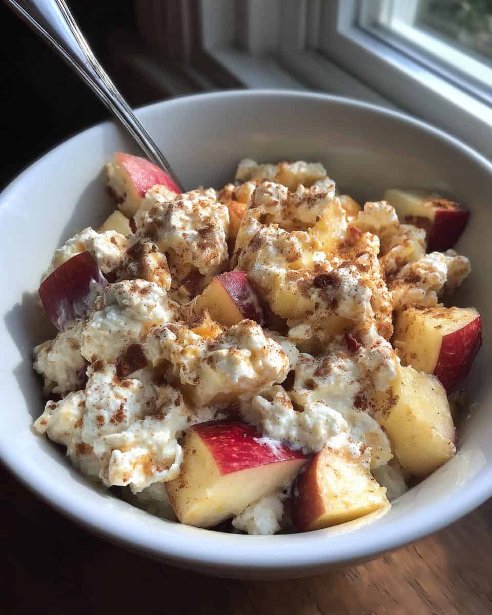 Cinnamon Apple Cottage Cheese Bites : Healthy Snack - detail 2