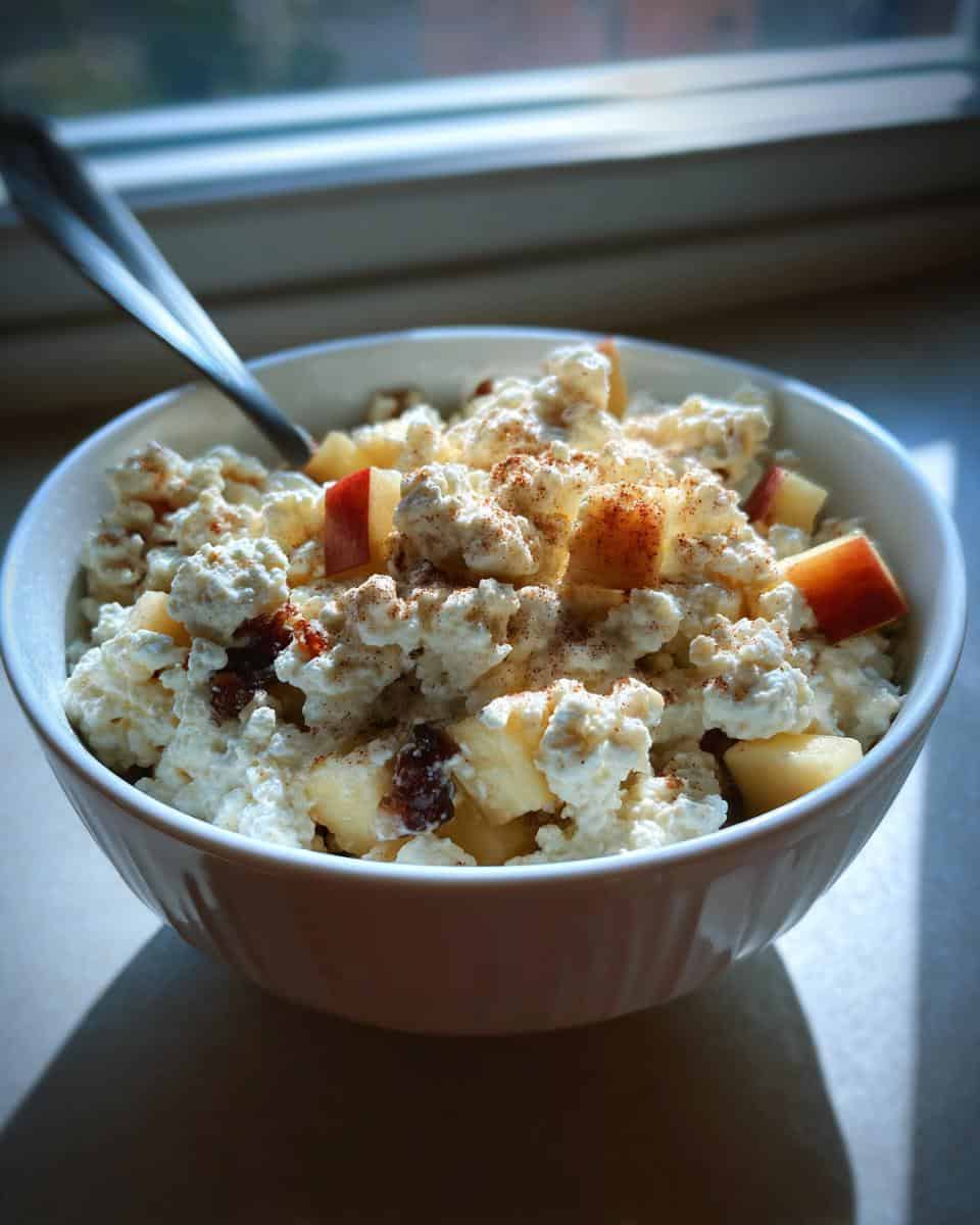 Cinnamon Apple Cottage Cheese Bites : Healthy Snack - detail 3