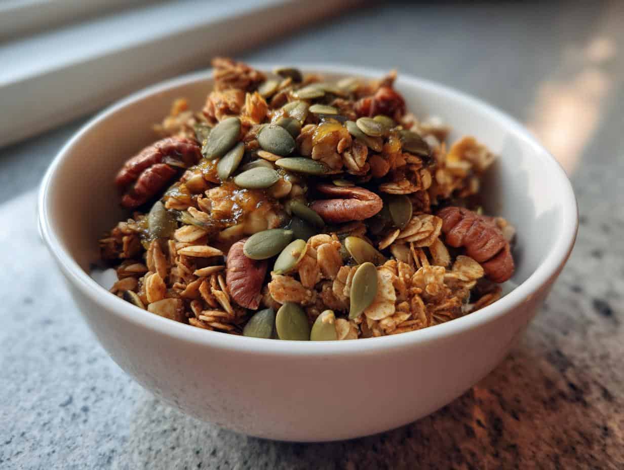 Indulge: Cozy Pumpkin Spice Granola Recipe in Under 60 Minutes