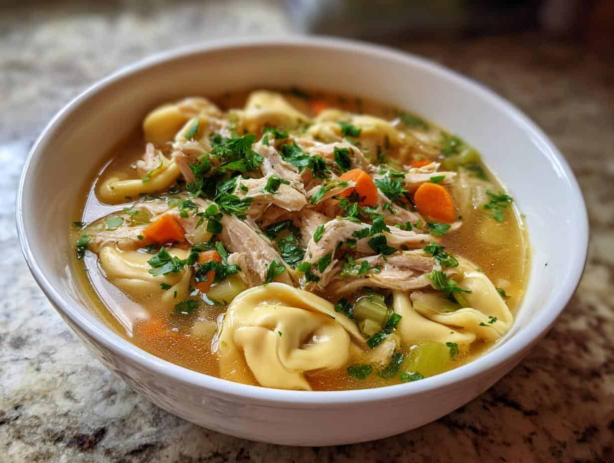 Easy Cozy Tortellini Soup: Ready in 40