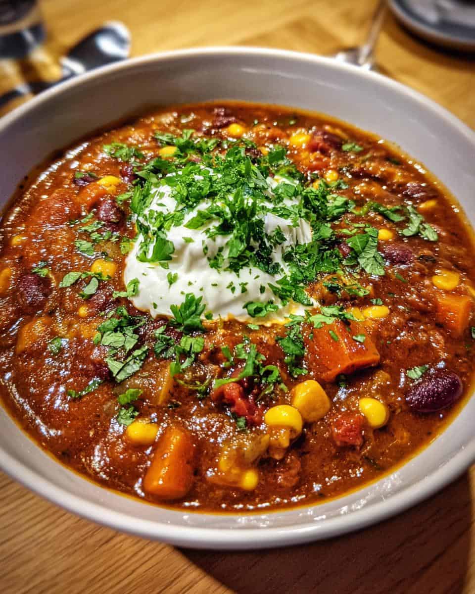 Cozy Vegetarian Chili for Cold Nights - detail 1