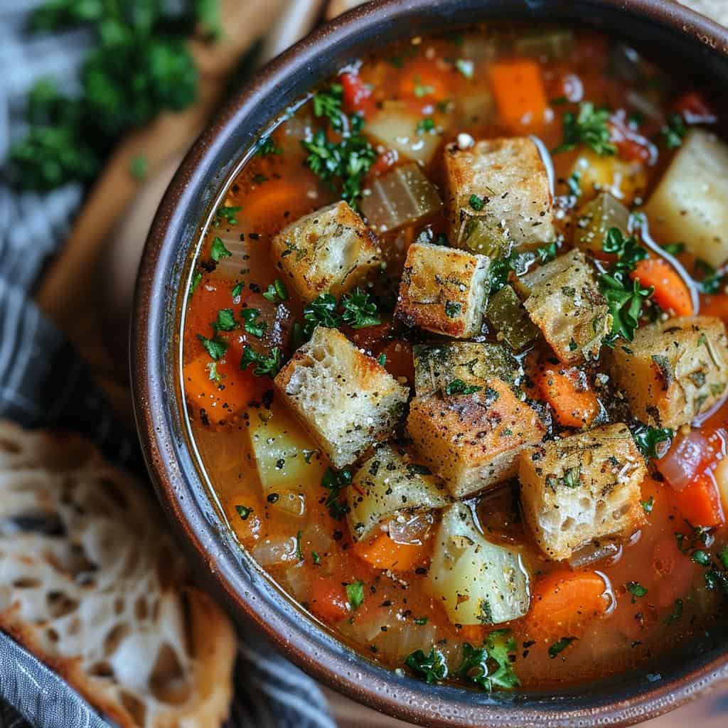 Cozy Winter Vegetable Soup Recipe - detail 2