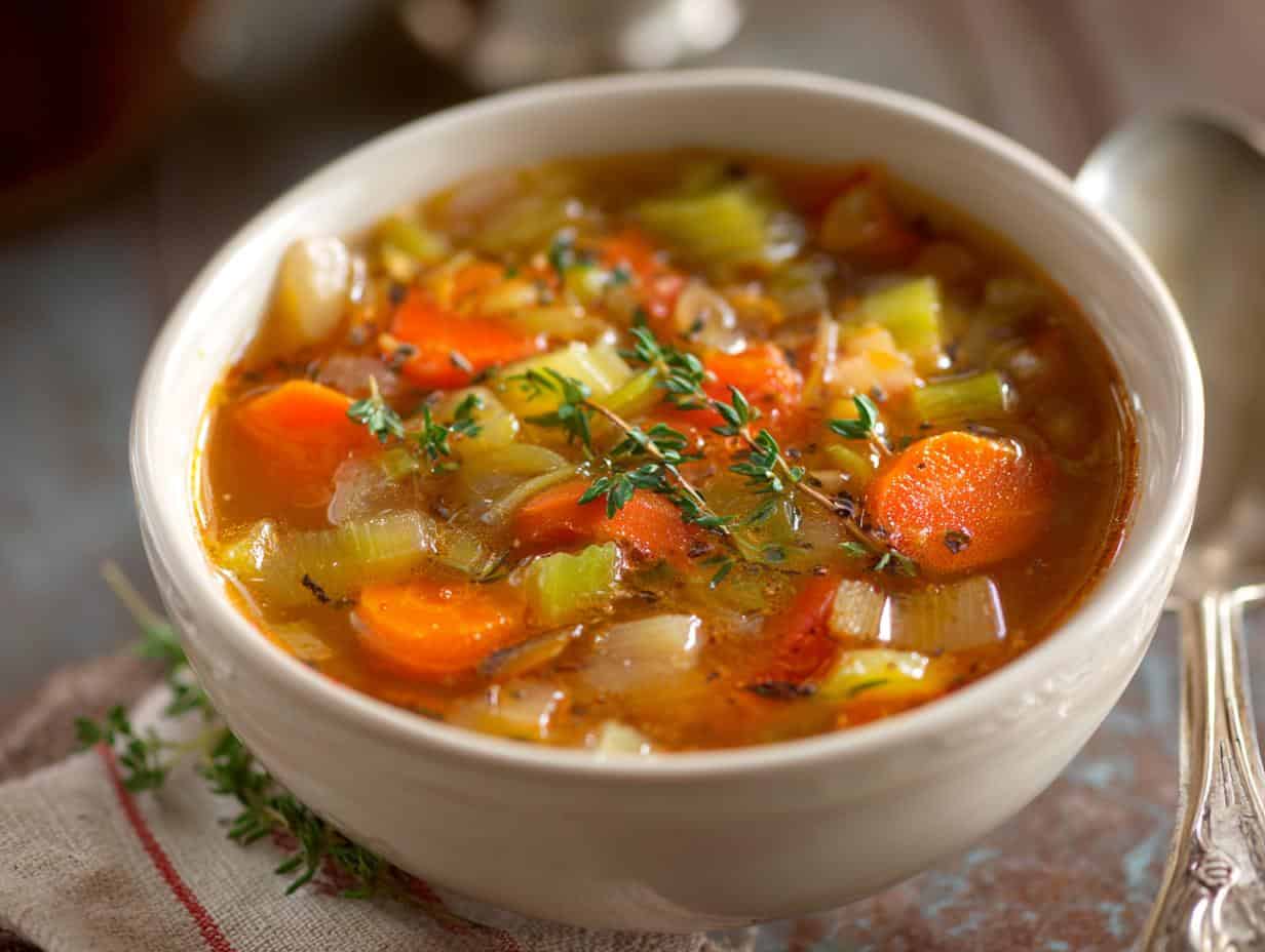 Disgustingly Easy Cozy Winter Vegetable Soup Recipe