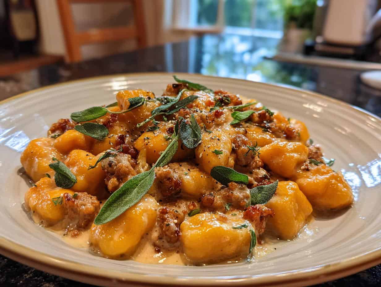 Delicious Creamy Butternut Squash Gnocchi Recipe in 45