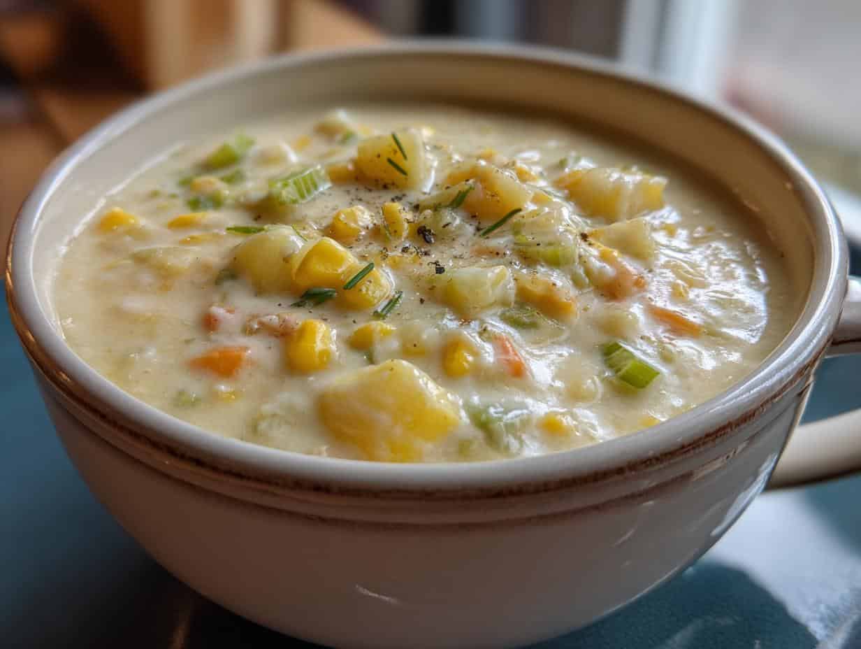 Crockpot Corn Chowder: 4-Cup Secret, Deliciously Simple