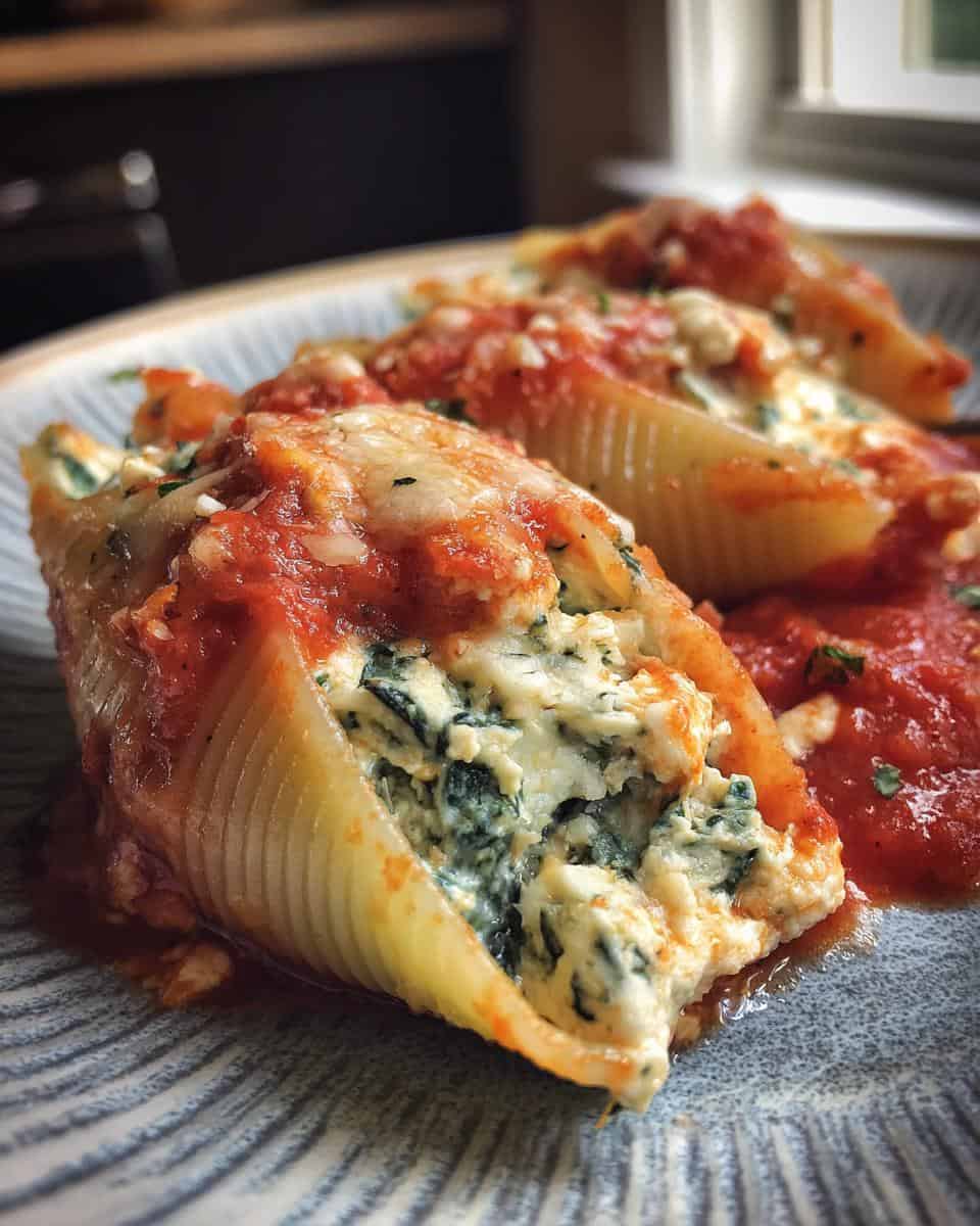 Easy Spinach and Ricotta Stuffed Shells – A Healthy Veggie Dinner - detail 1