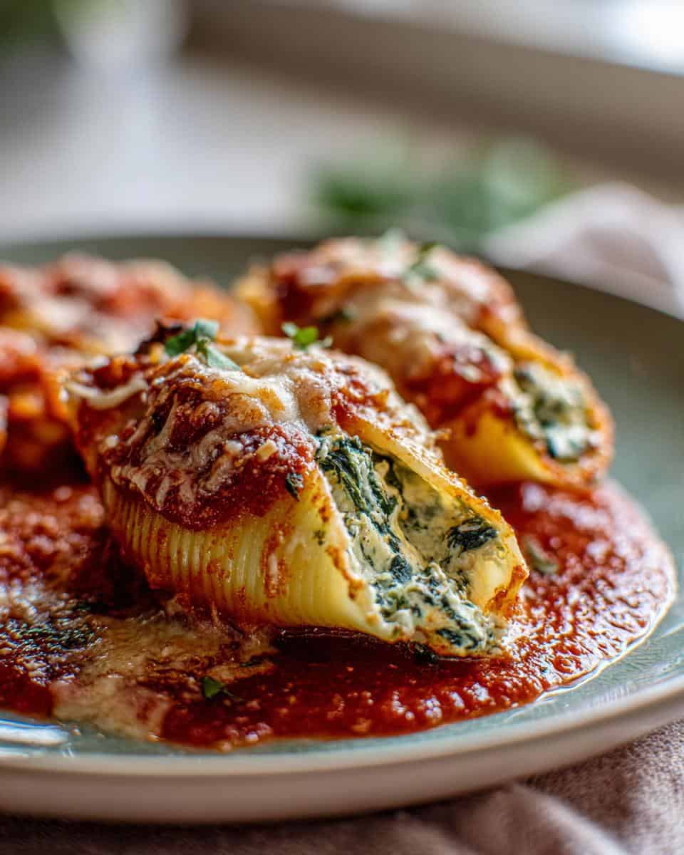 Easy Spinach and Ricotta Stuffed Shells – A Healthy Veggie Dinner - detail 2