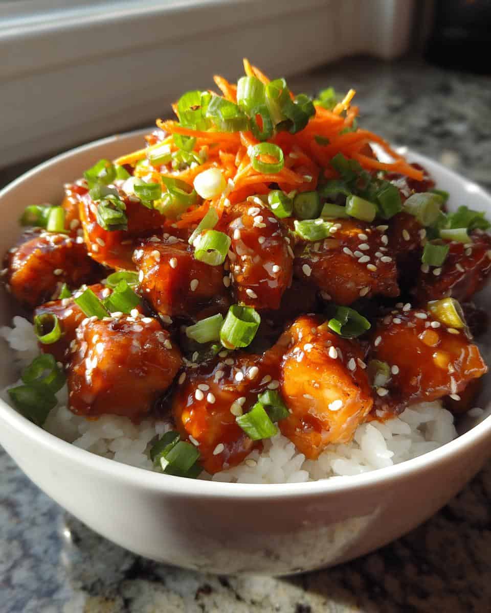 Easy Sweet Chili Chicken Bowl Recipe - detail 2