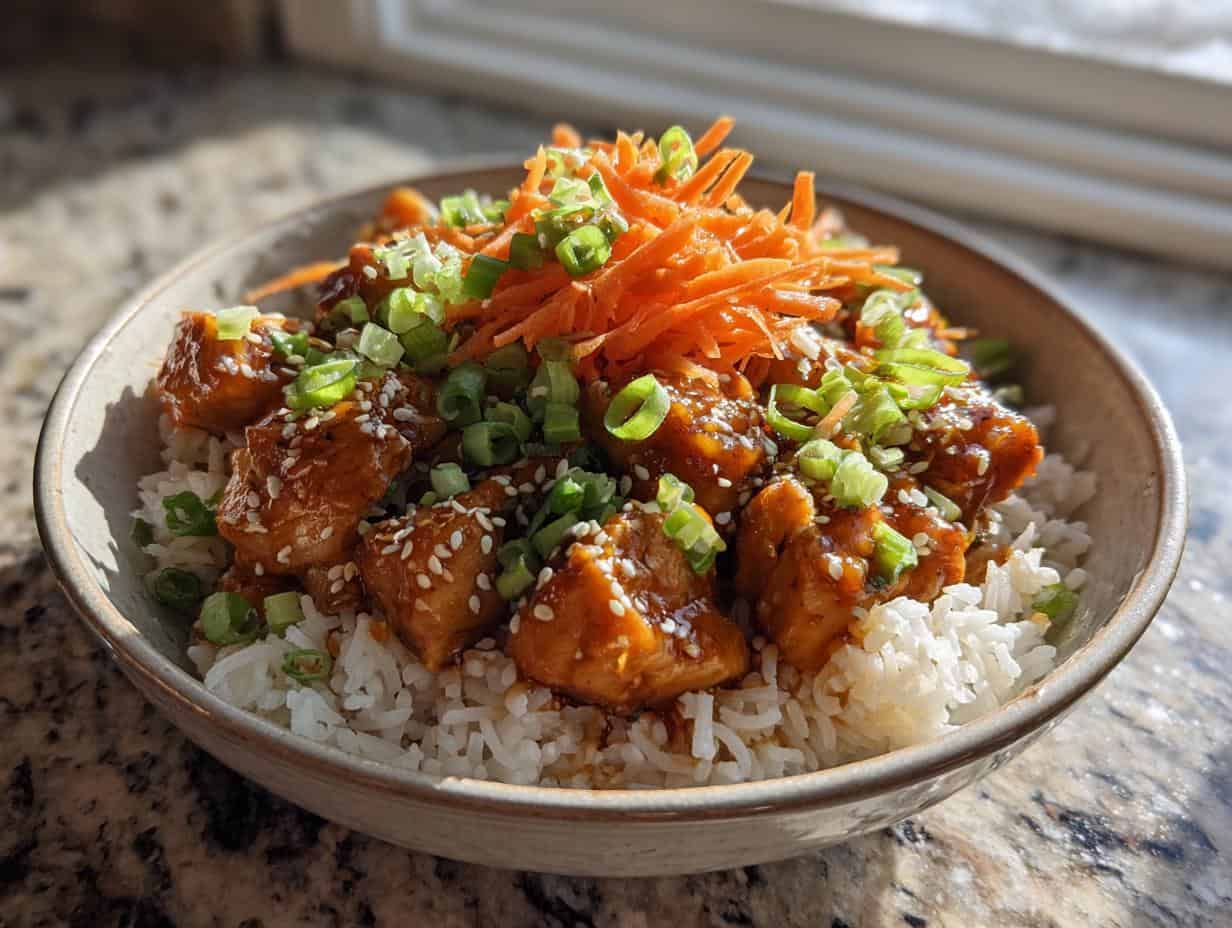 Easy Sweet Chili Chicken Bowl Recipe: End Unhappy Meals