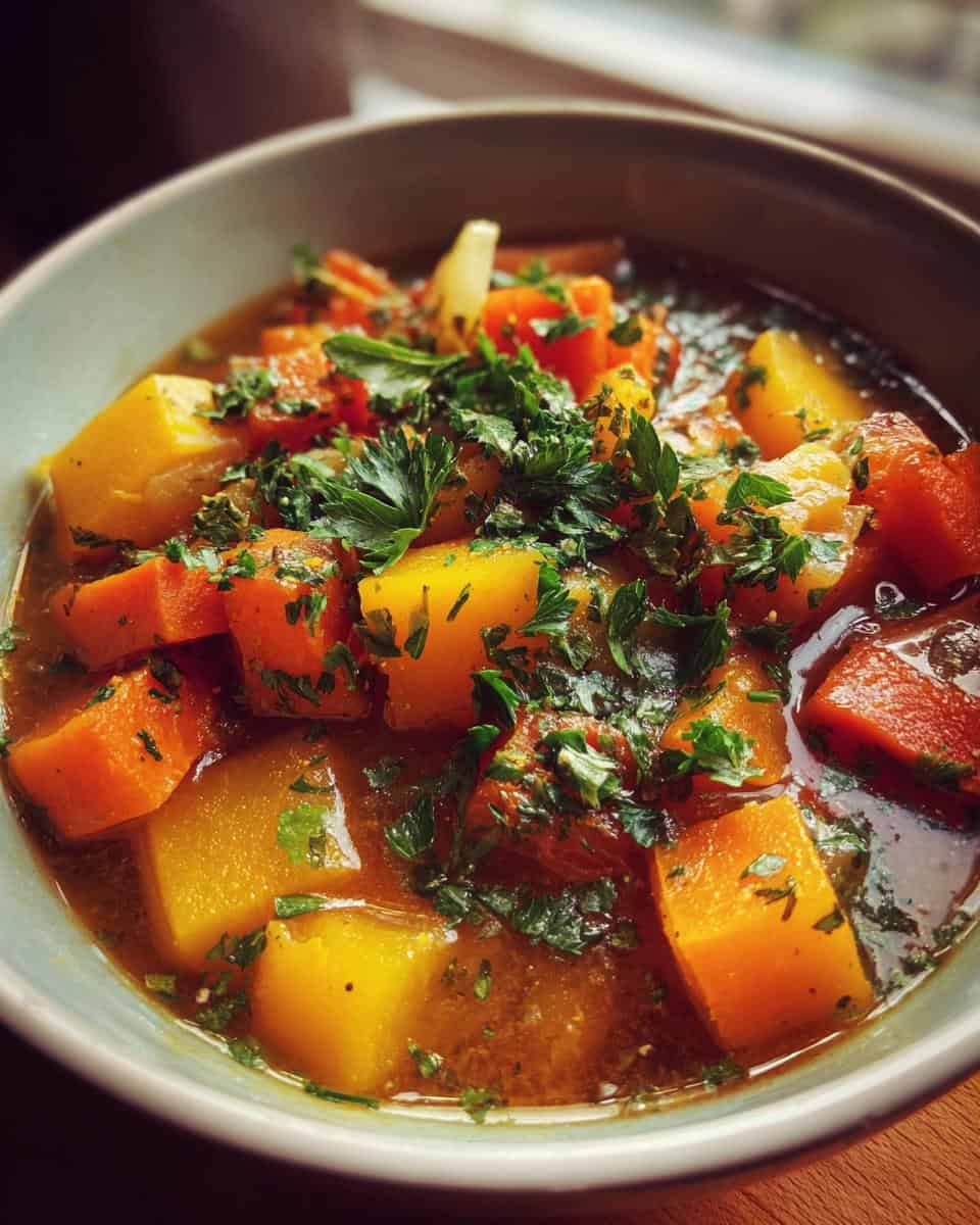 Fall Harvest Vegetable Soup Recipe | One Pot Healthy Dinner Recipes - detail 1