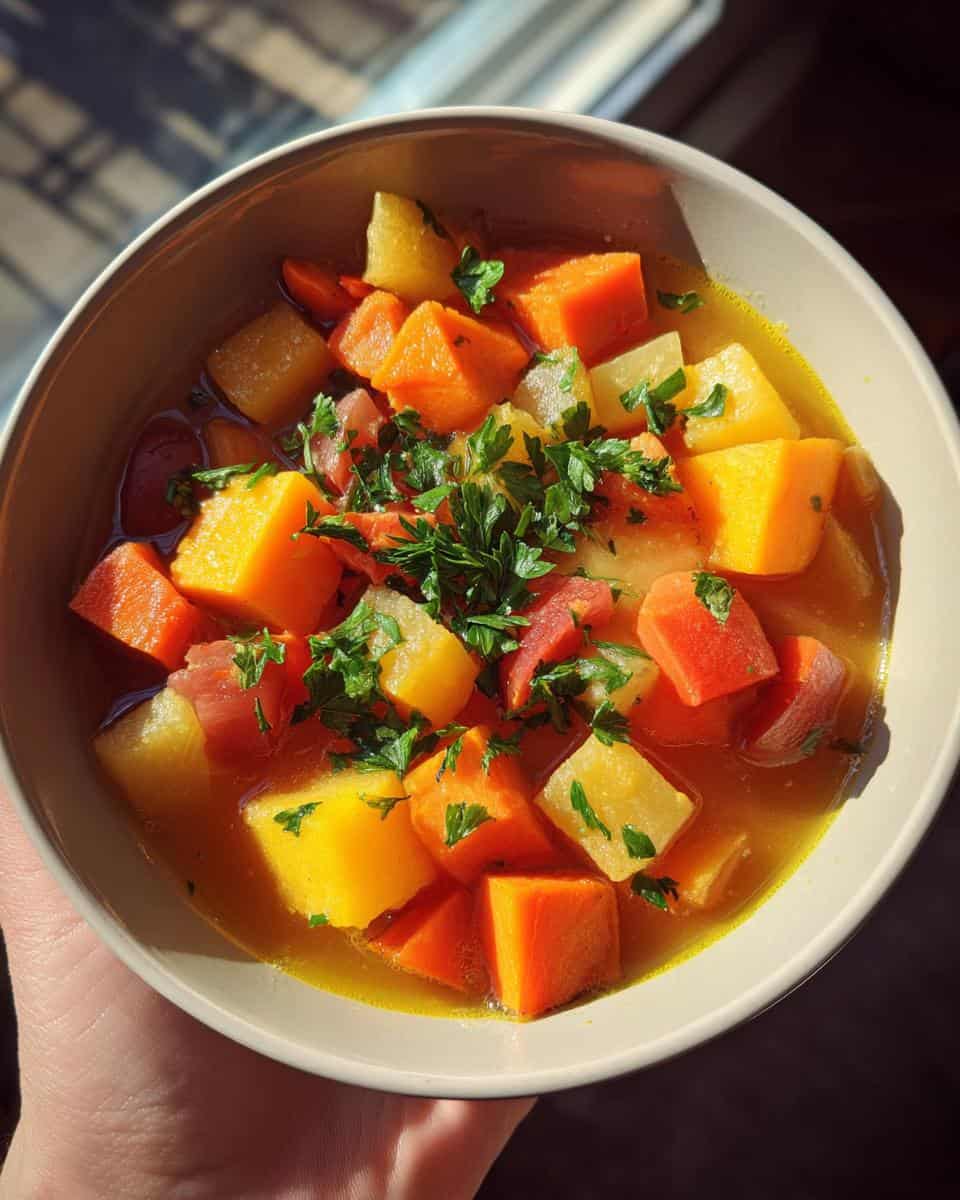 Fall Harvest Vegetable Soup Recipe | One Pot Healthy Dinner Recipes - detail 3