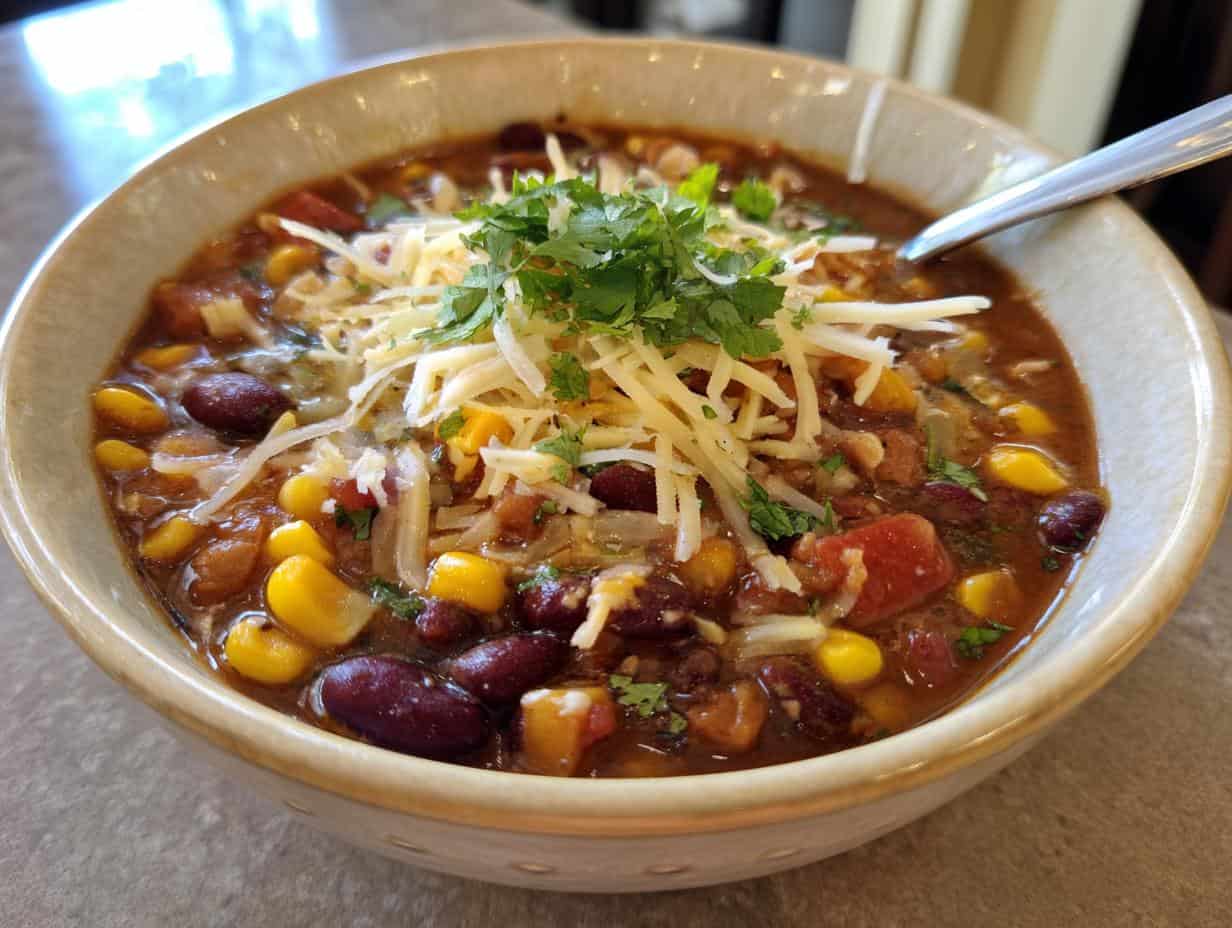 Flavor-Packed Vegetarian Chili Recipe: End Unhappy Meals