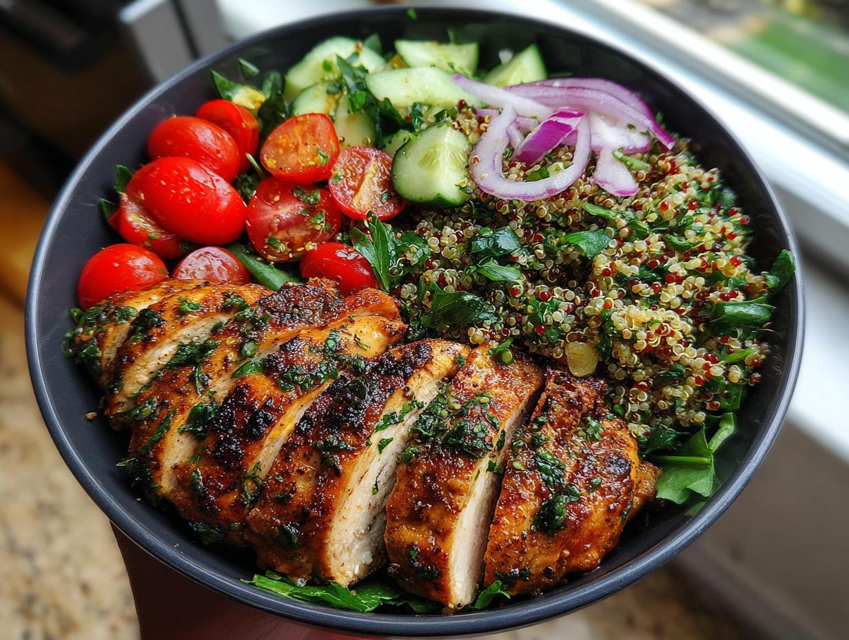 Fresh Grilled Chicken Bowls: Ditch Bad Food in 30